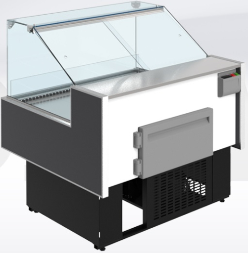 Витрина холодильная напольная CRYSPI SONATA QUADRO SN 1200 LED (RAL 7016)