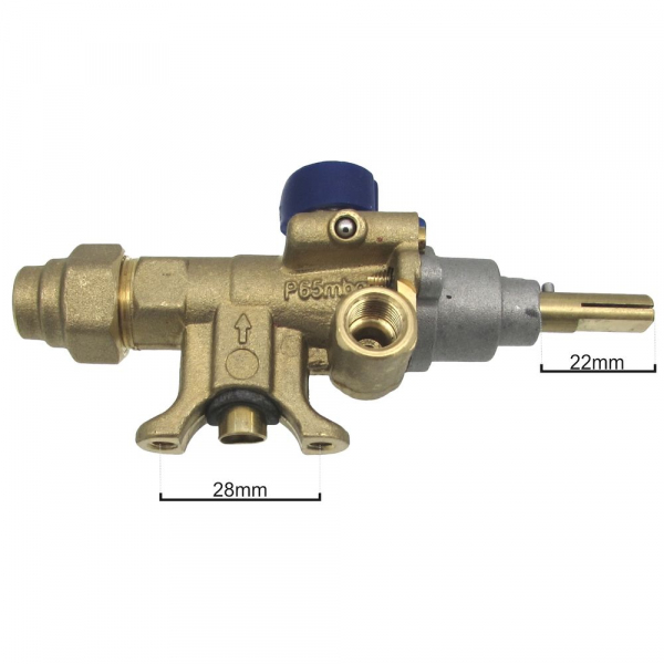 Кран газовый серии LVA 19 GRILL MASTER