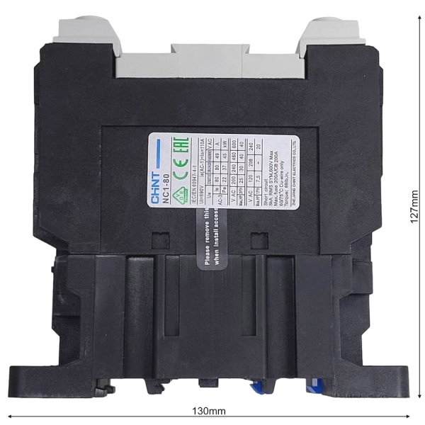 Контактор 80А катушка 230V CHINT 33840