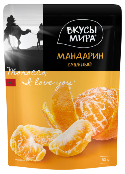 Мандарин сушеный Снэк Тайм