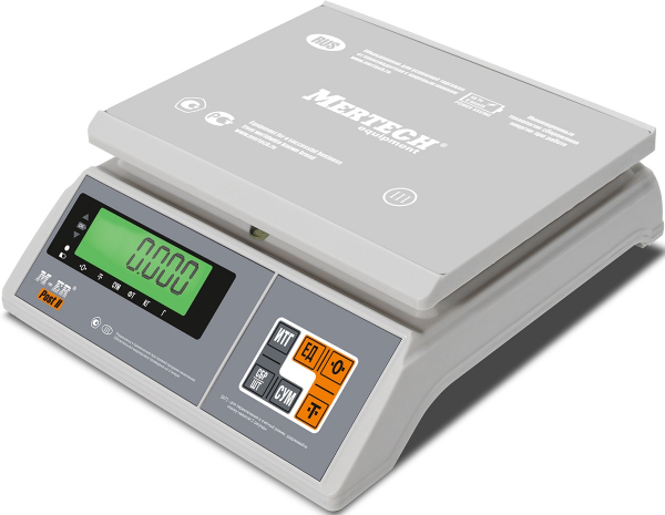 Весы электронные порционные MERTECH M-ER 326 AFU-3.01 POST II LCD