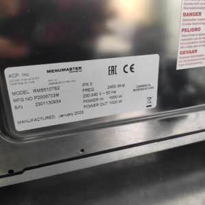 Печи микроволновые Menumaster 275653