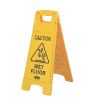 Знак предостерегающий напольный WET FLOOR (Мокрый пол) L 66см W 27 TRUST 7114YE