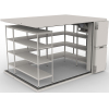 Камера морозильная замковая и Шип-Паз HAPPYCHEF FR R/L 12/12 S/S+SHELVING